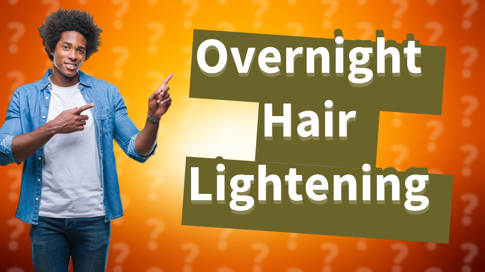 Overnight Hair Lightening