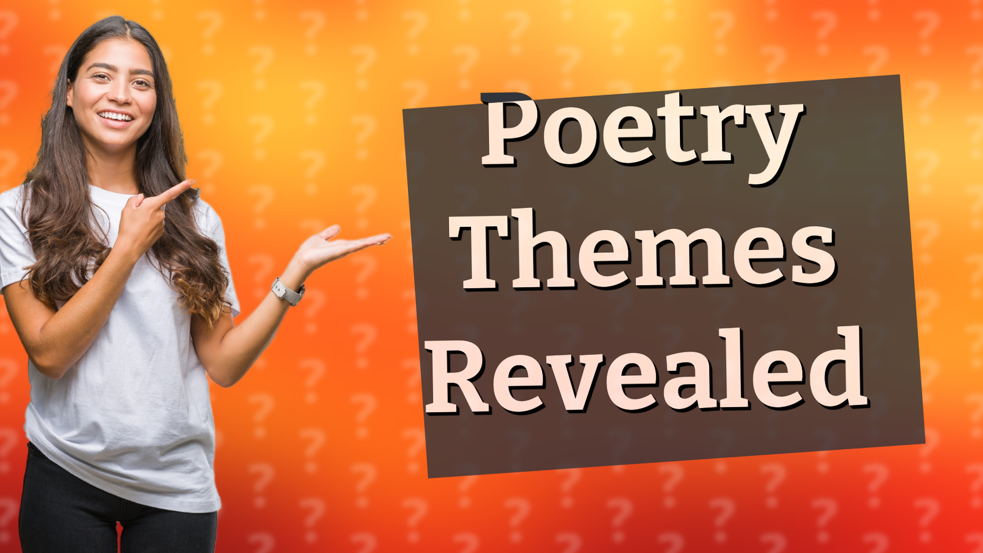 Poetry Themes Revealed