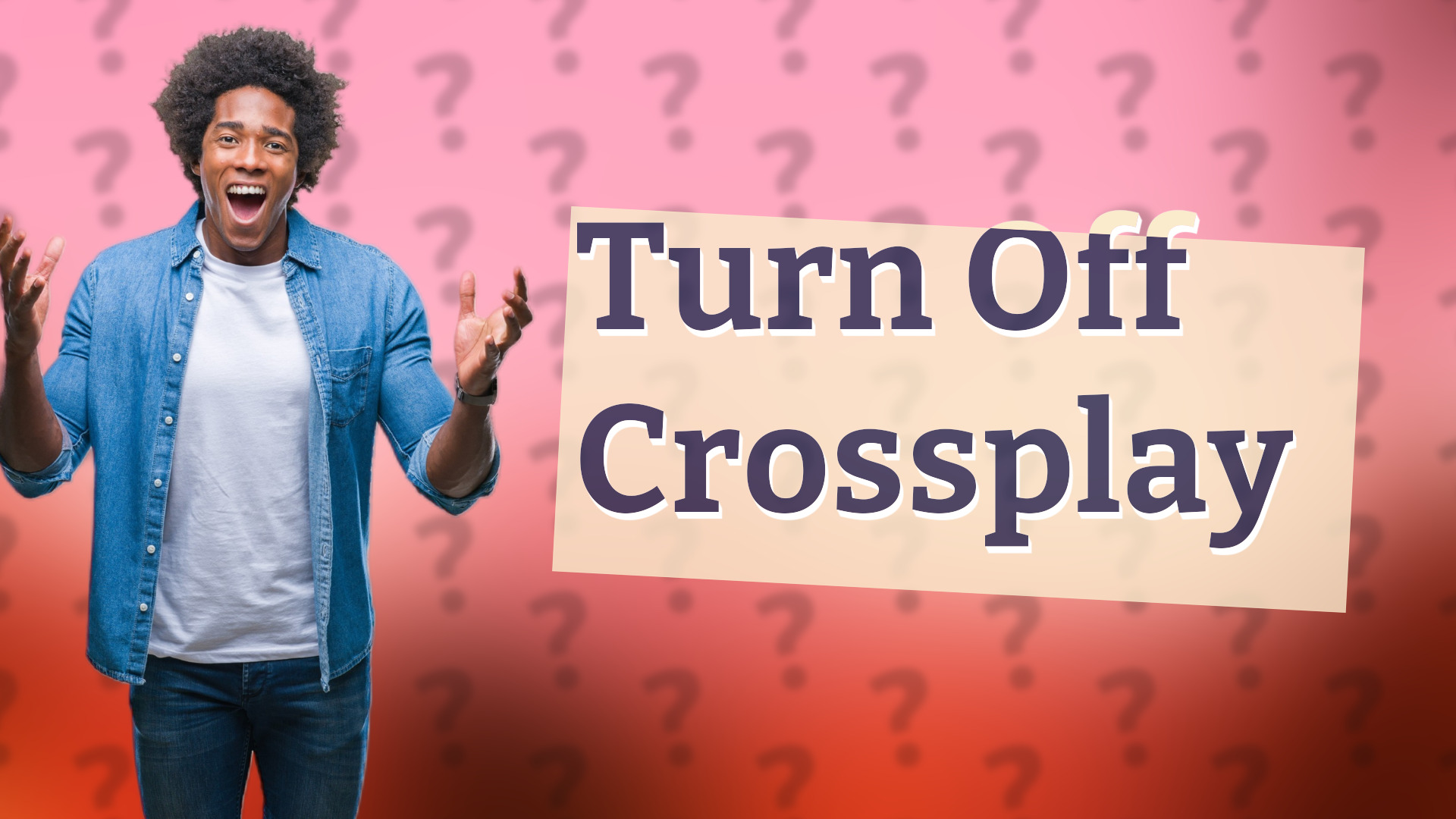 Turn Off Crossplay