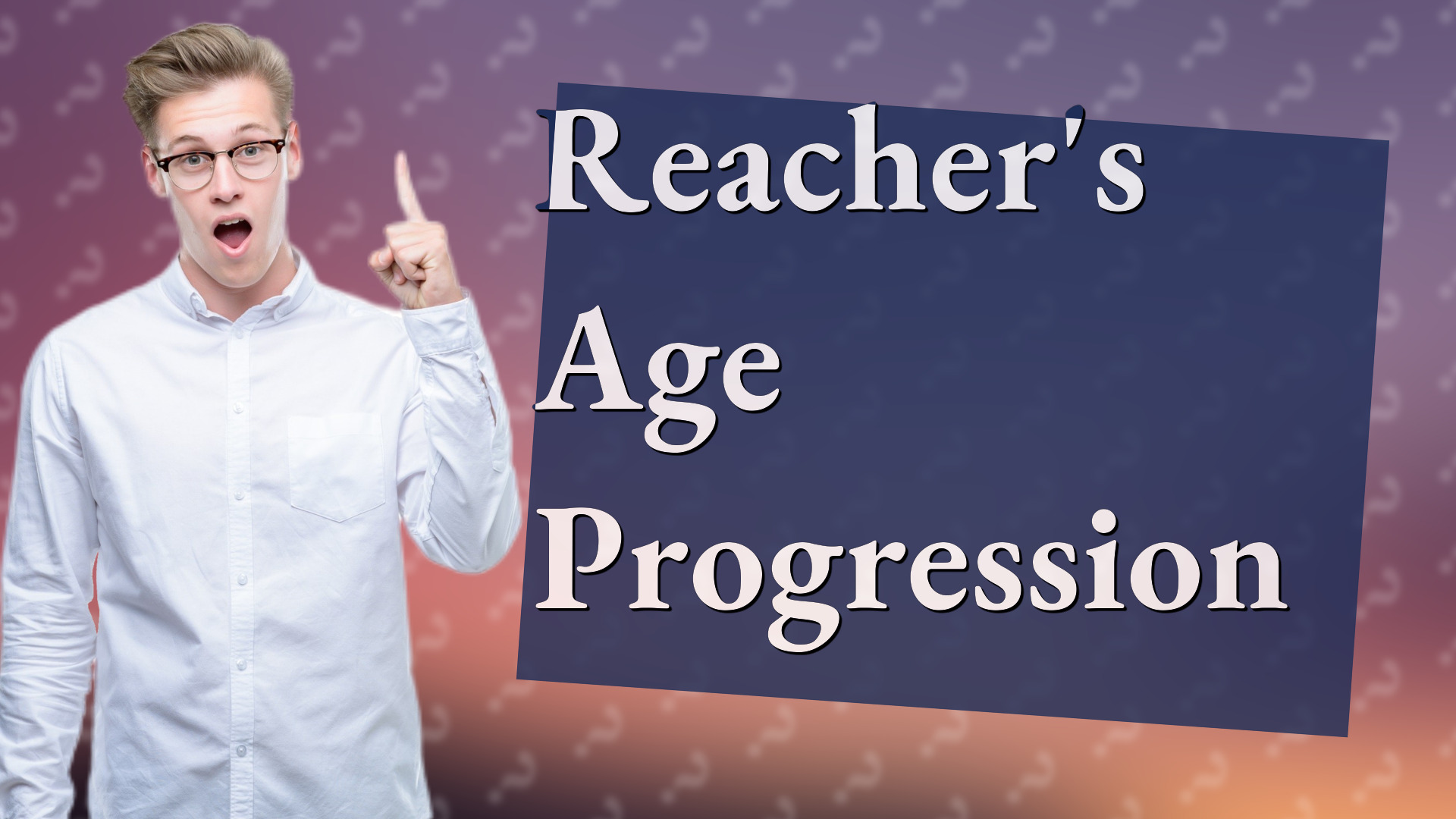 Reacher's Age Progression