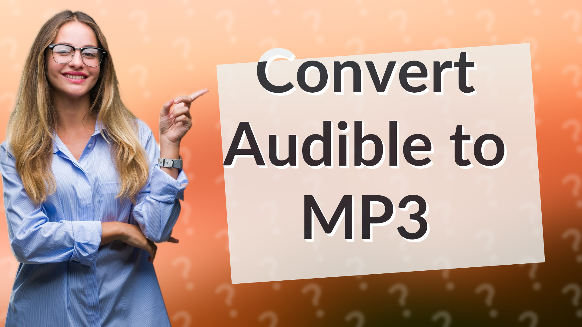 Convert Audible to MP3