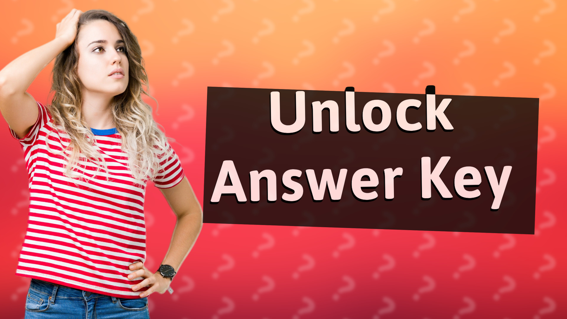 Unlock Answer Key