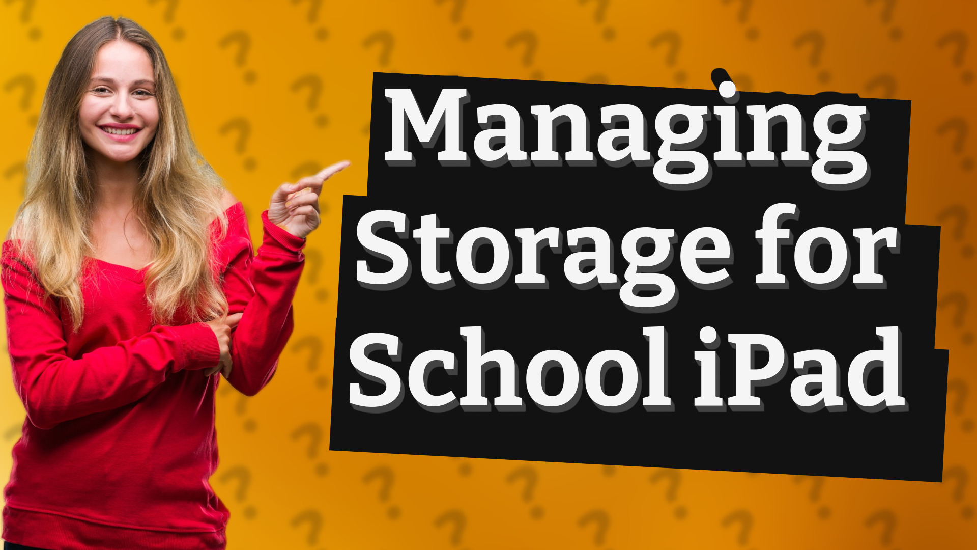 Managing Storage for School iPad