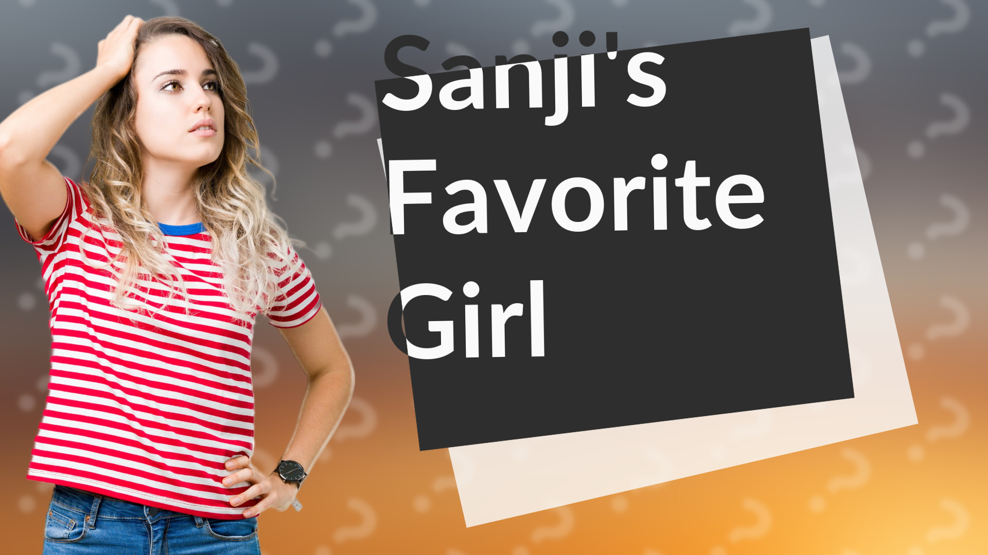 Sanji's Favorite Girl