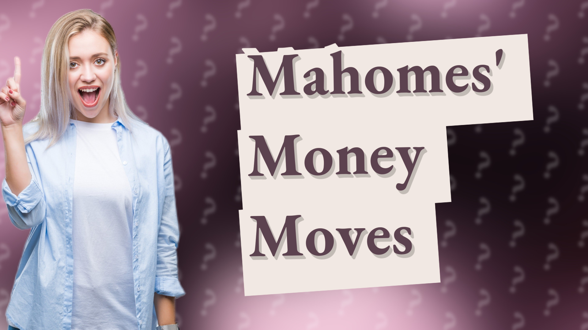Mahomes' Money Moves