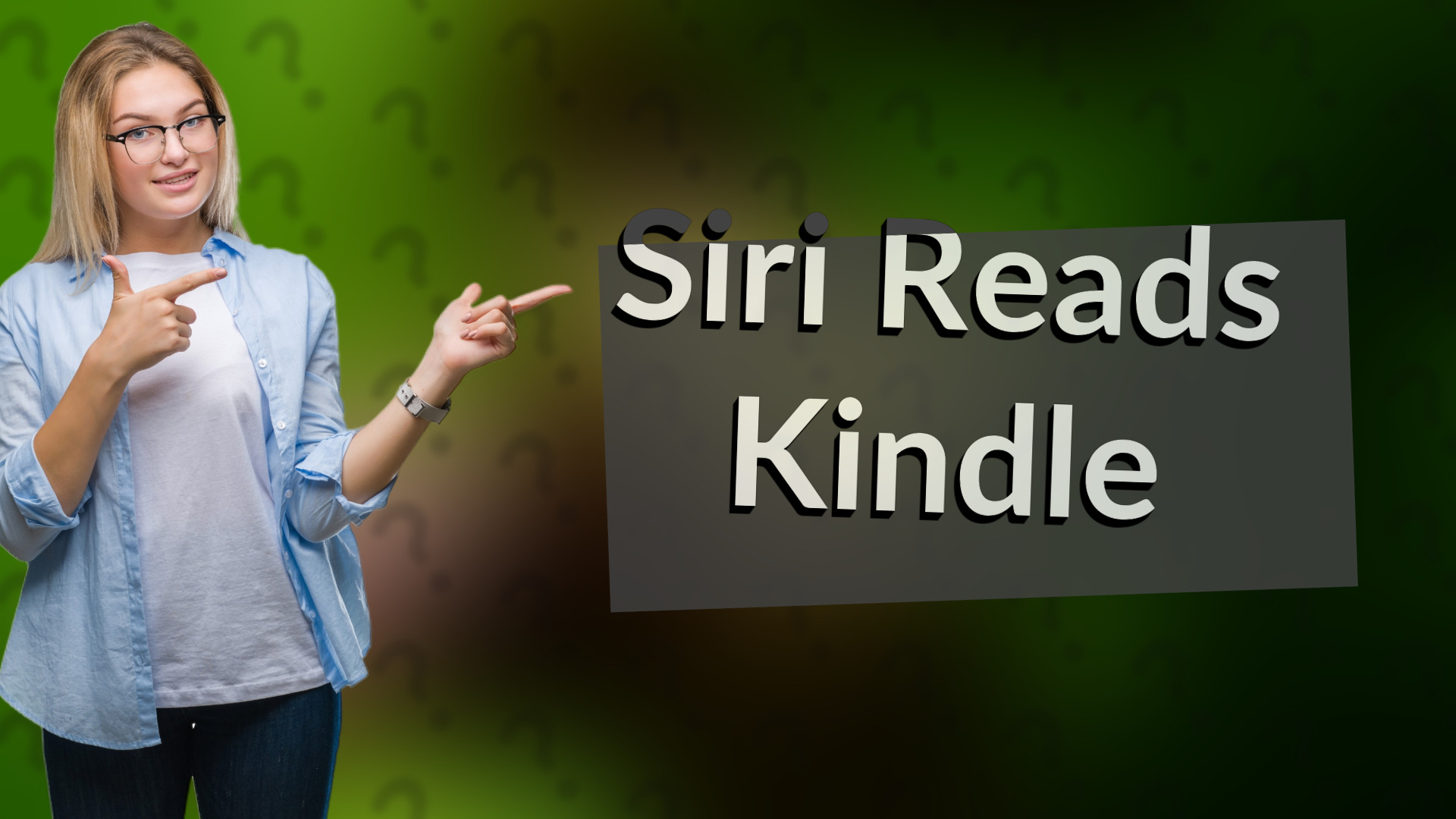 Siri Reads Kindle