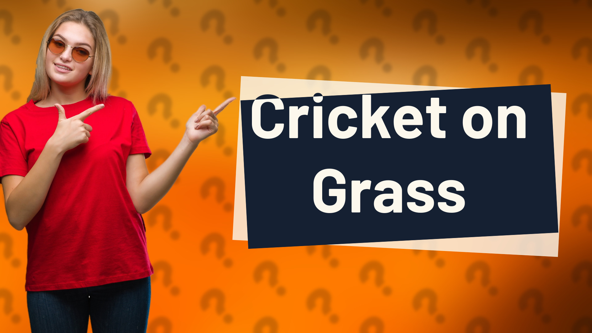 Cricket on Grass