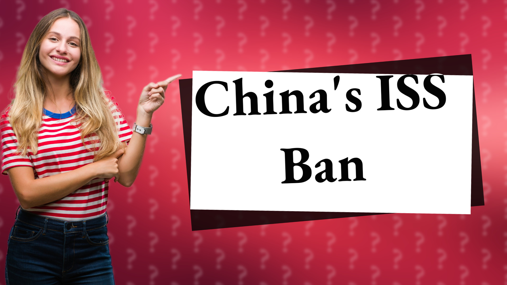 China's ISS Ban
