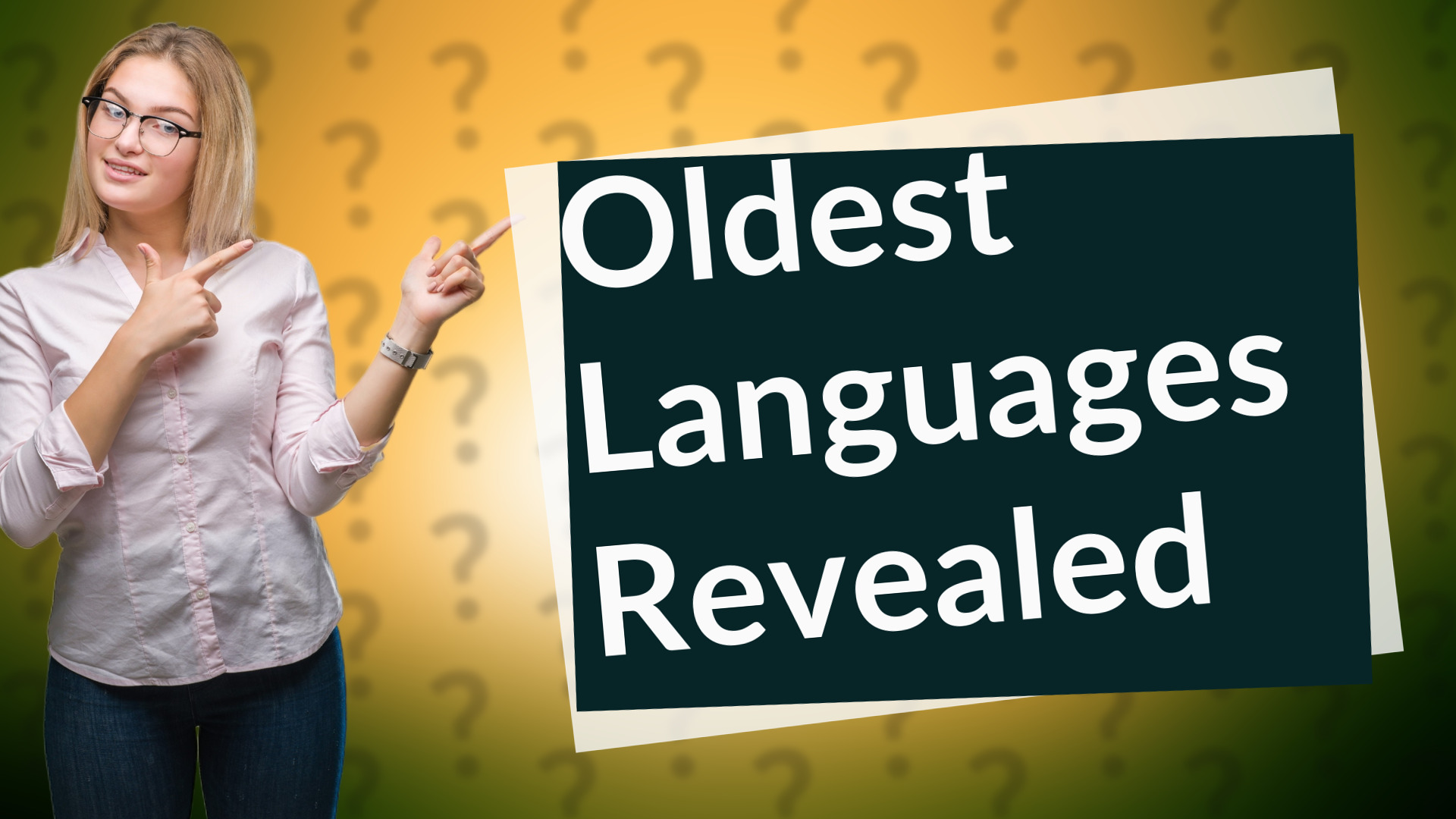 Oldest Languages Revealed
