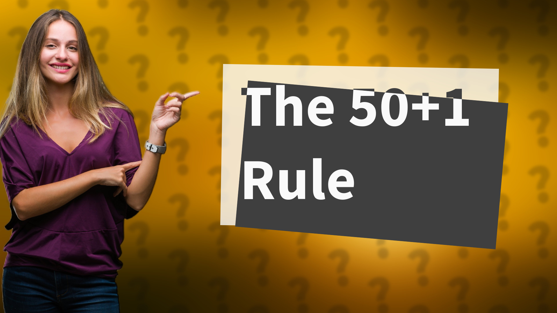 The 50+1 Rule