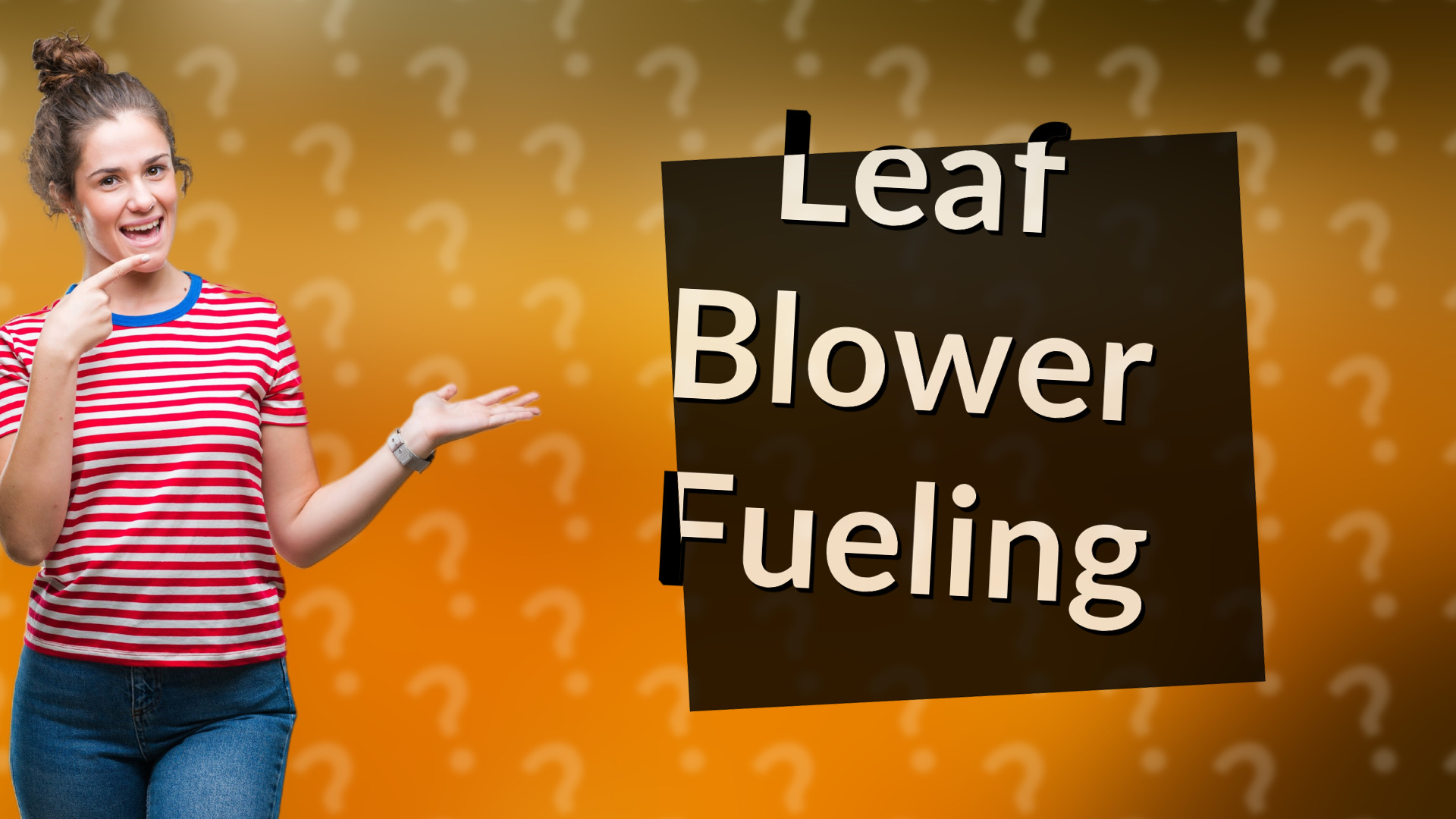 Leaf Blower Fueling