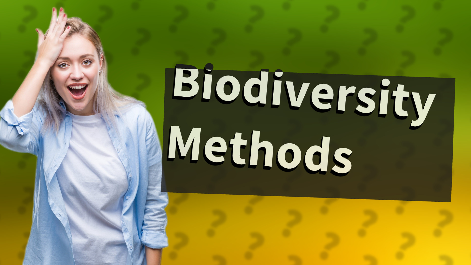 Biodiversity Methods