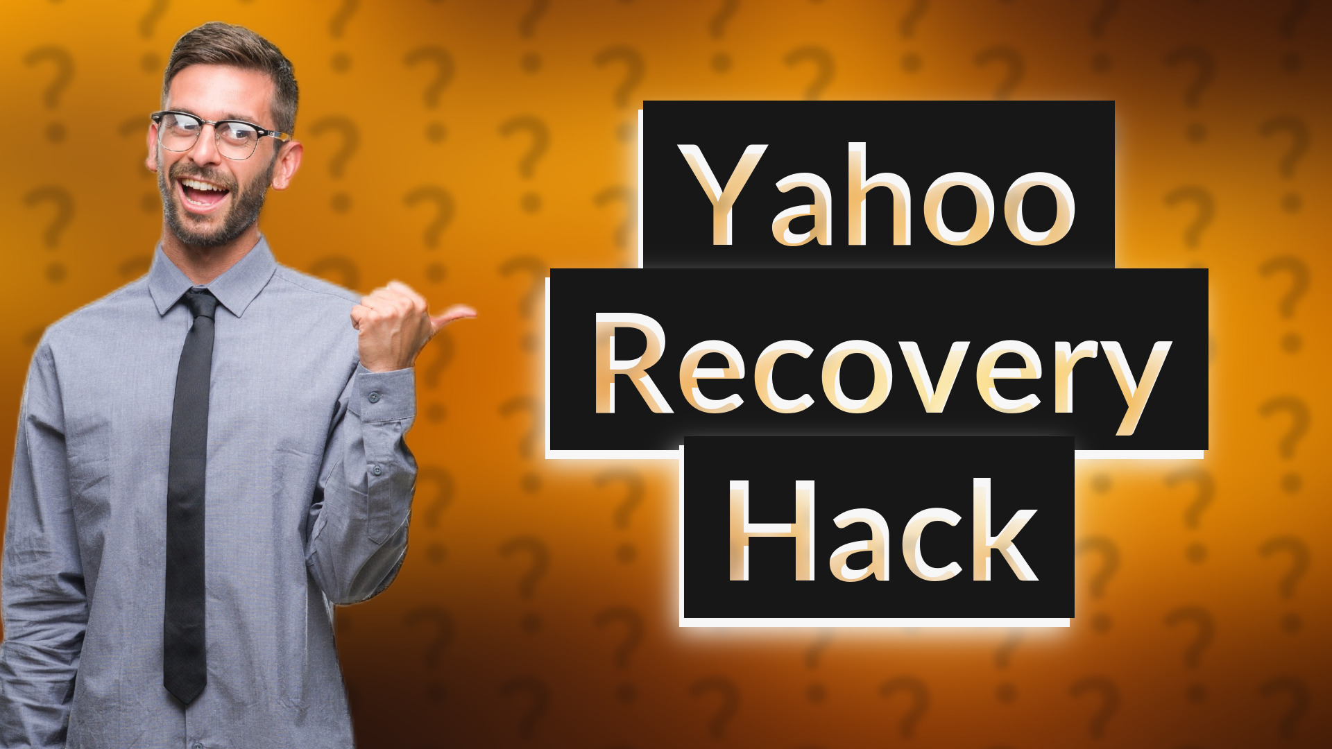 Yahoo Recovery Hack