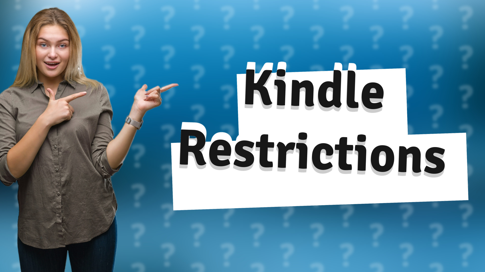 Kindle Restrictions