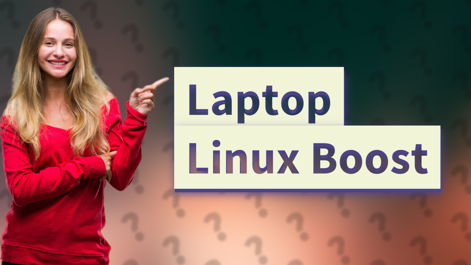 Laptop Linux Boost