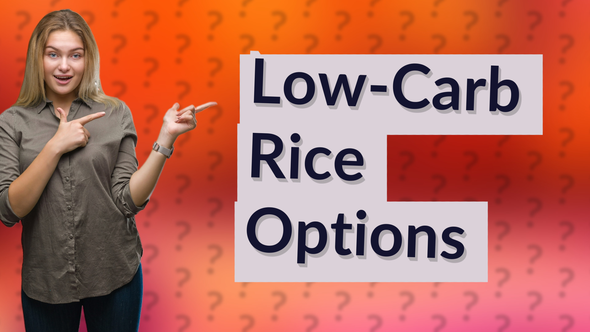Low-Carb Rice Options