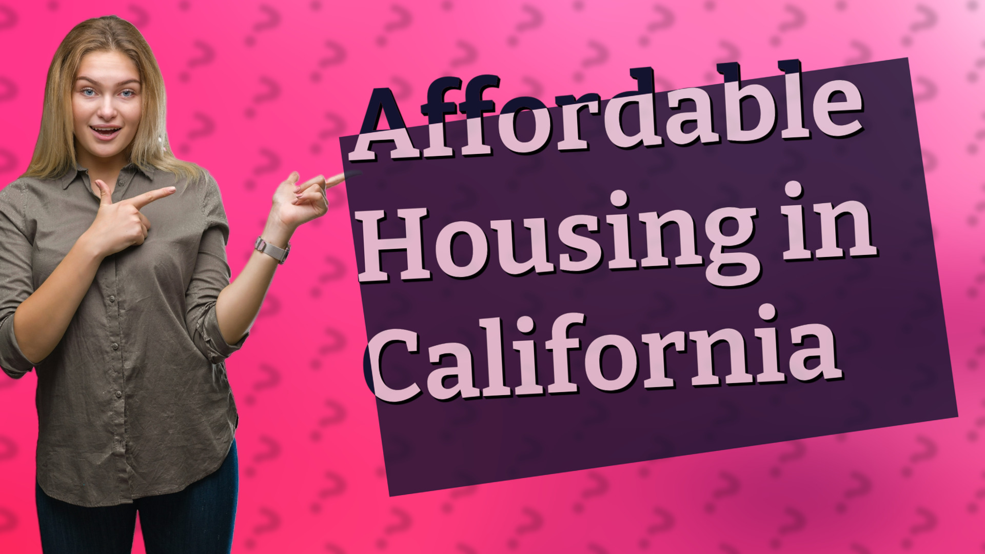 Affordable Housing in California