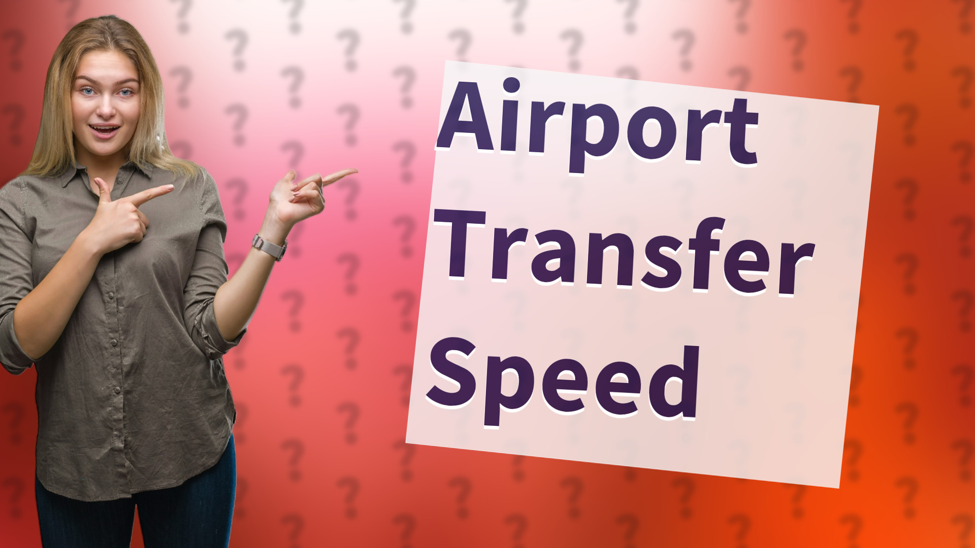 Airport Transfer Speed
