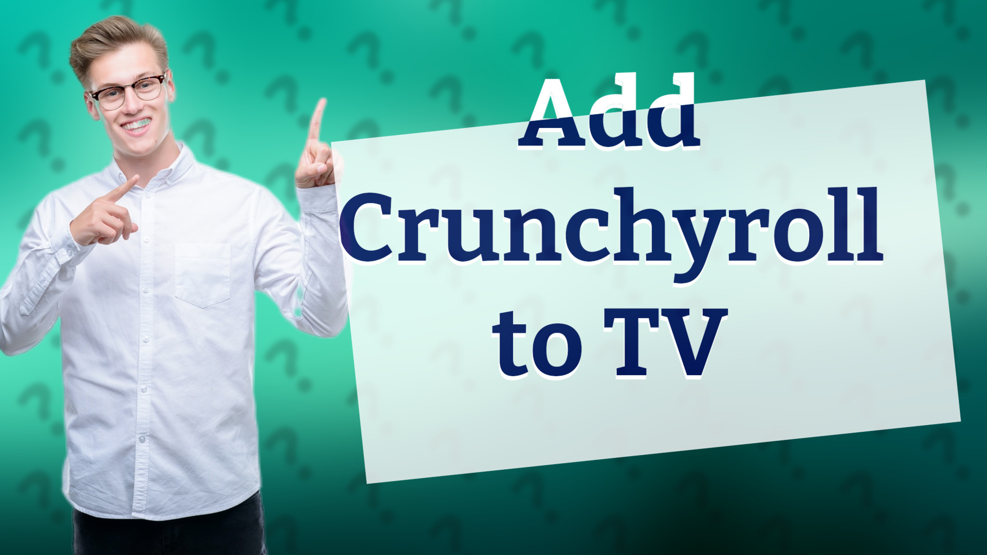 Add Crunchyroll to TV
