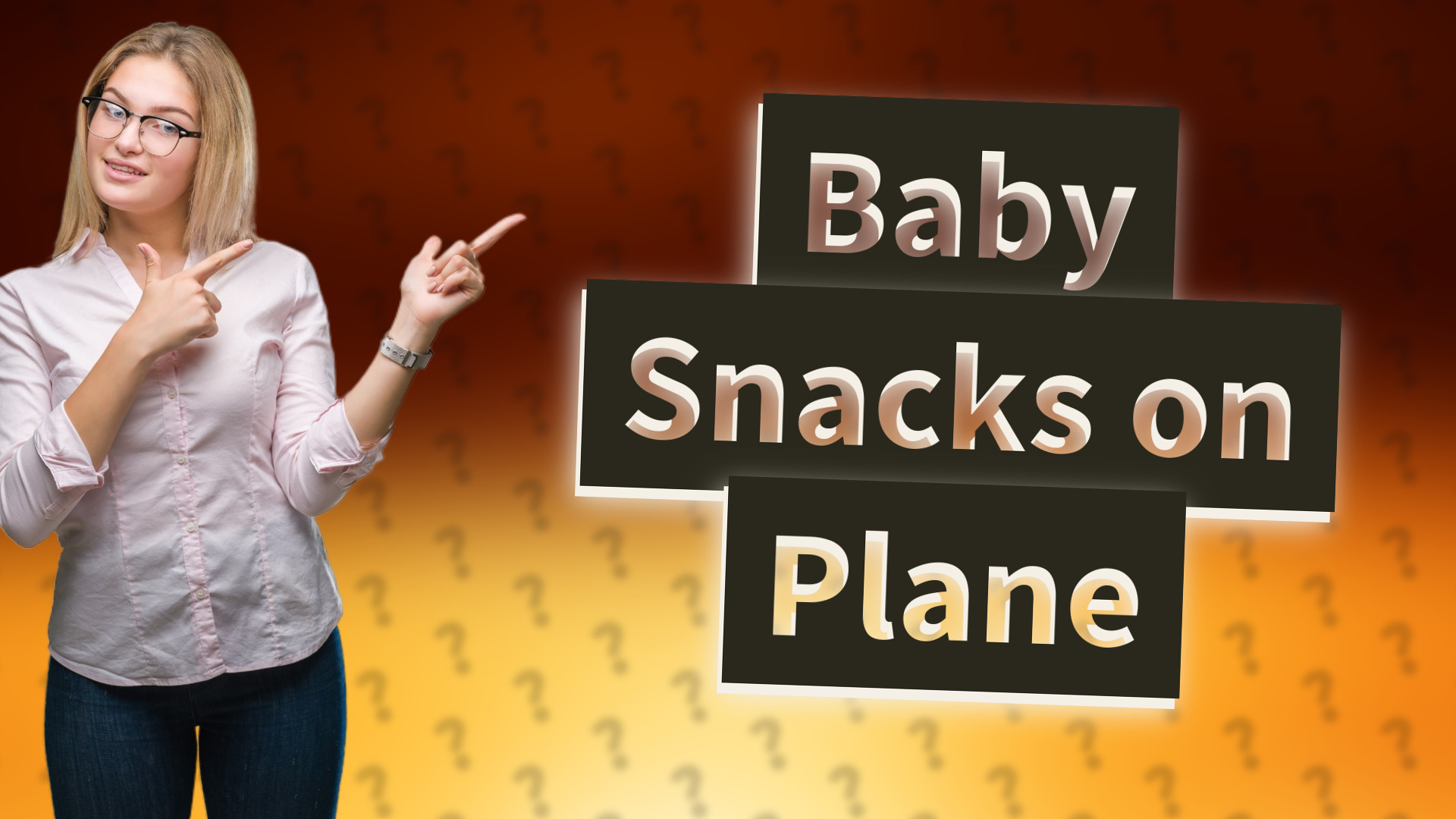 Baby Snacks on Plane