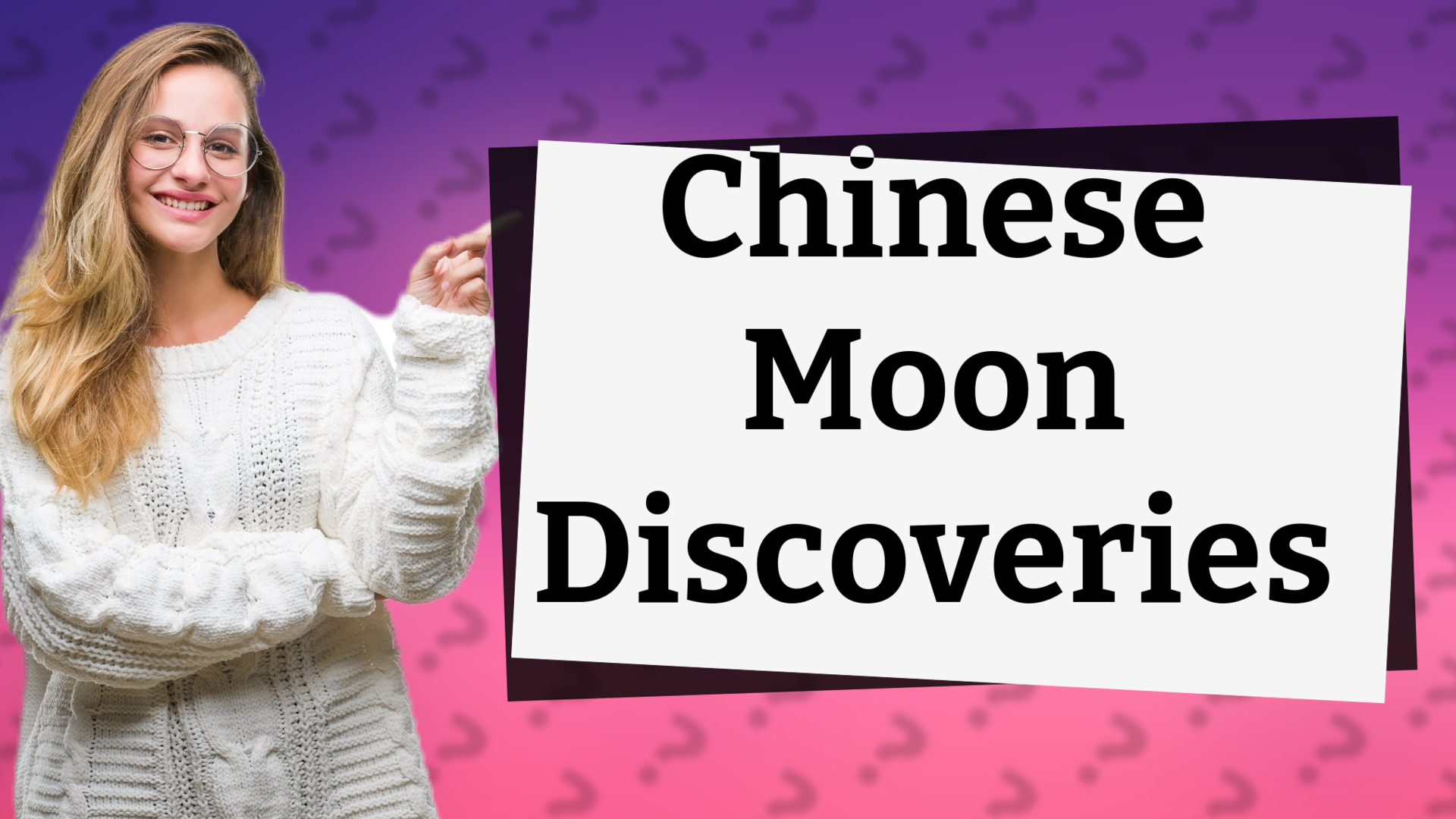Chinese Moon Discoveries