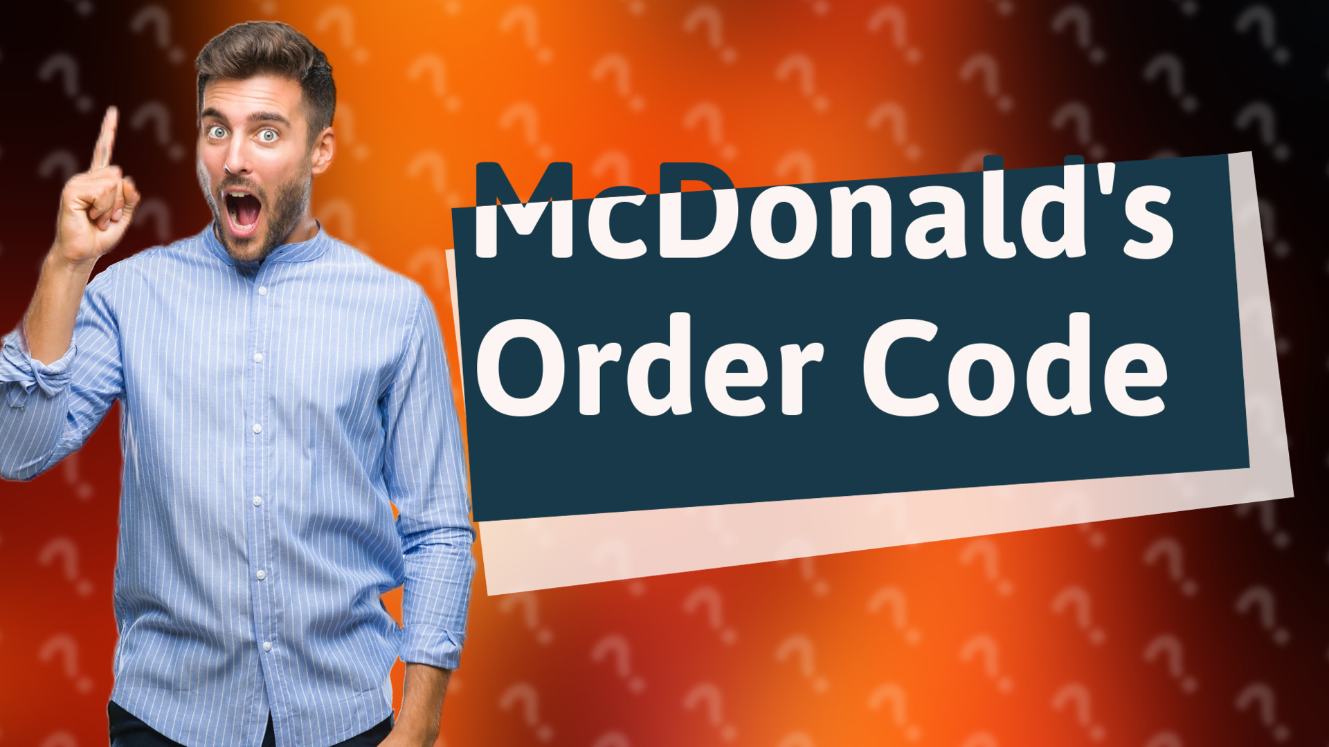 McDonald's Order Code