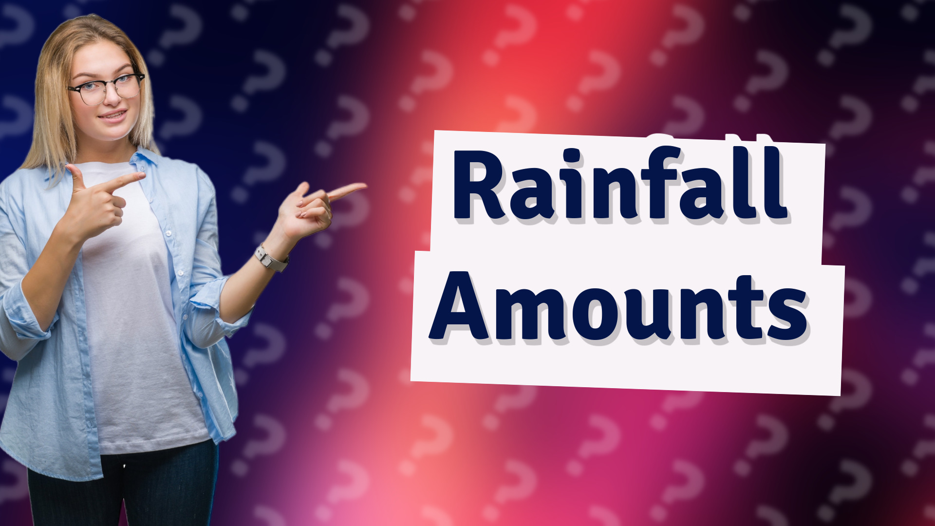 Rainfall Amounts