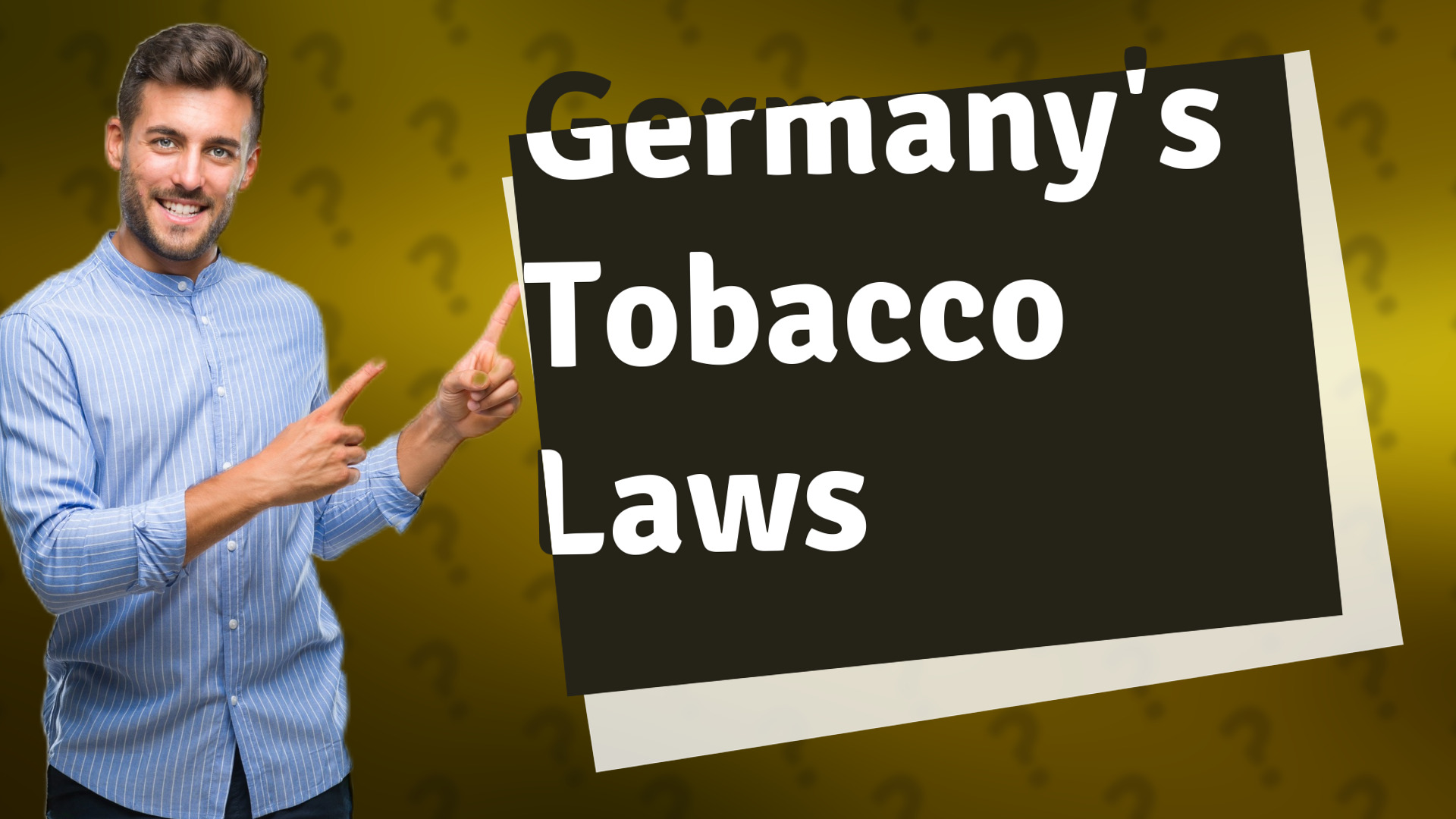 Germany's Tobacco Laws
