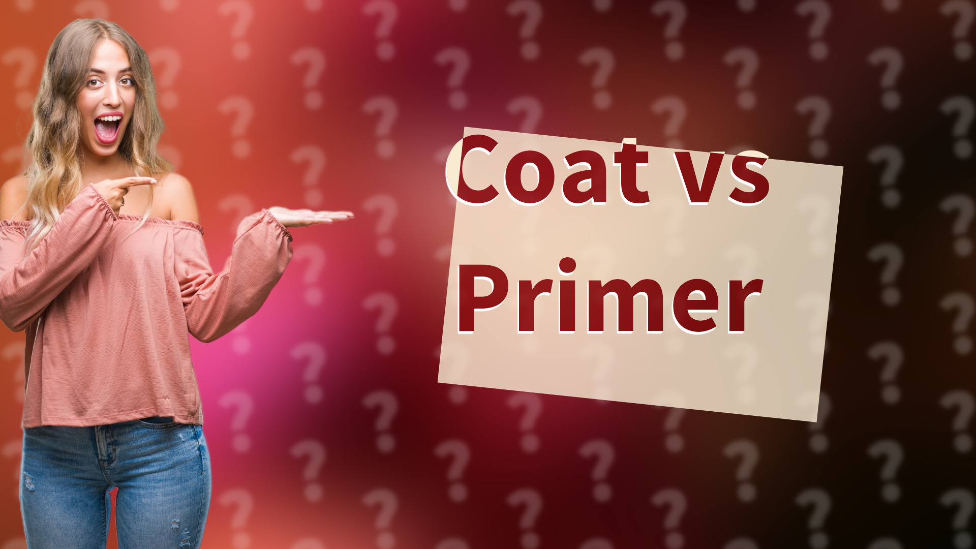 Coat vs Primer