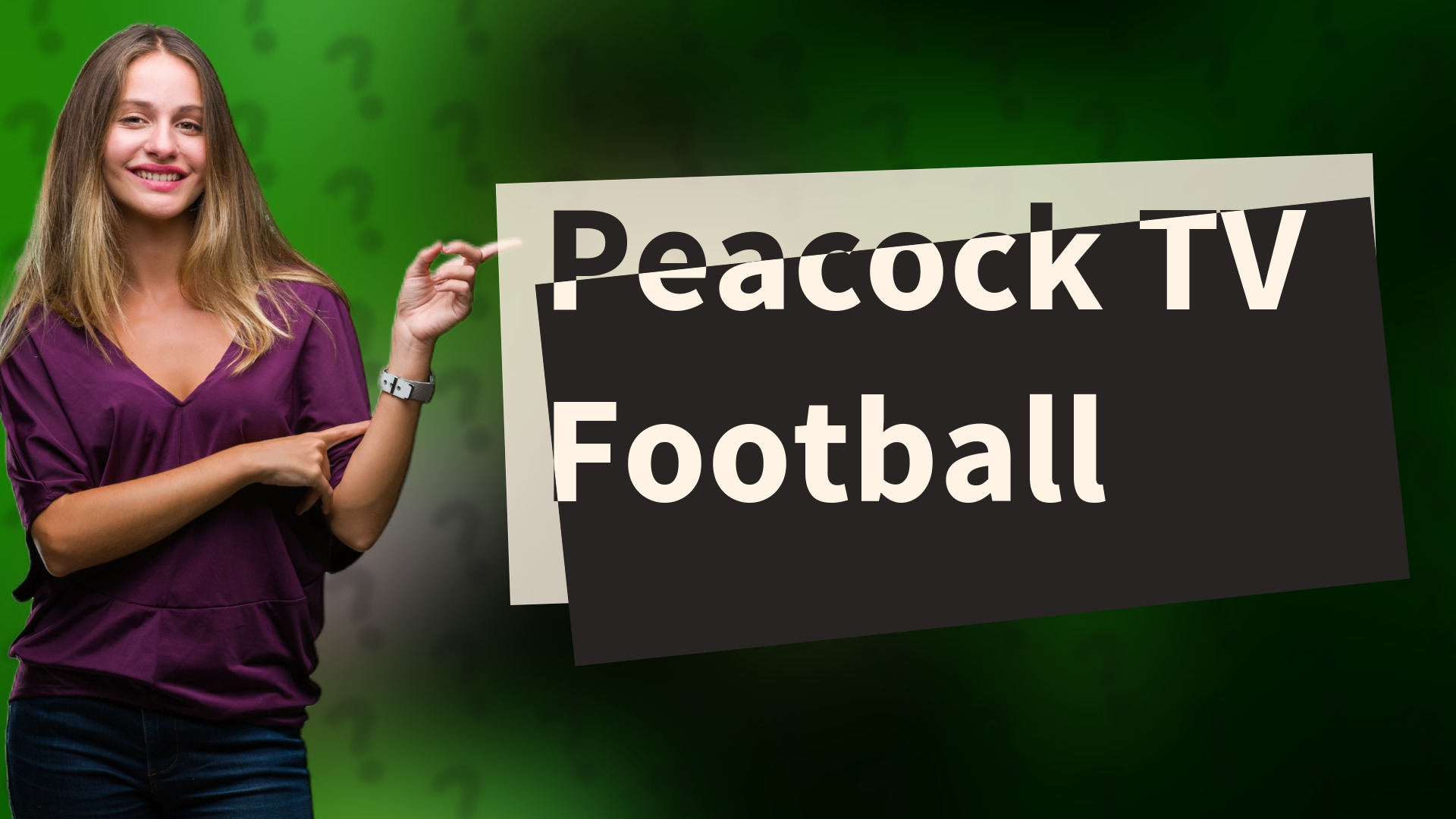Peacock TV Football