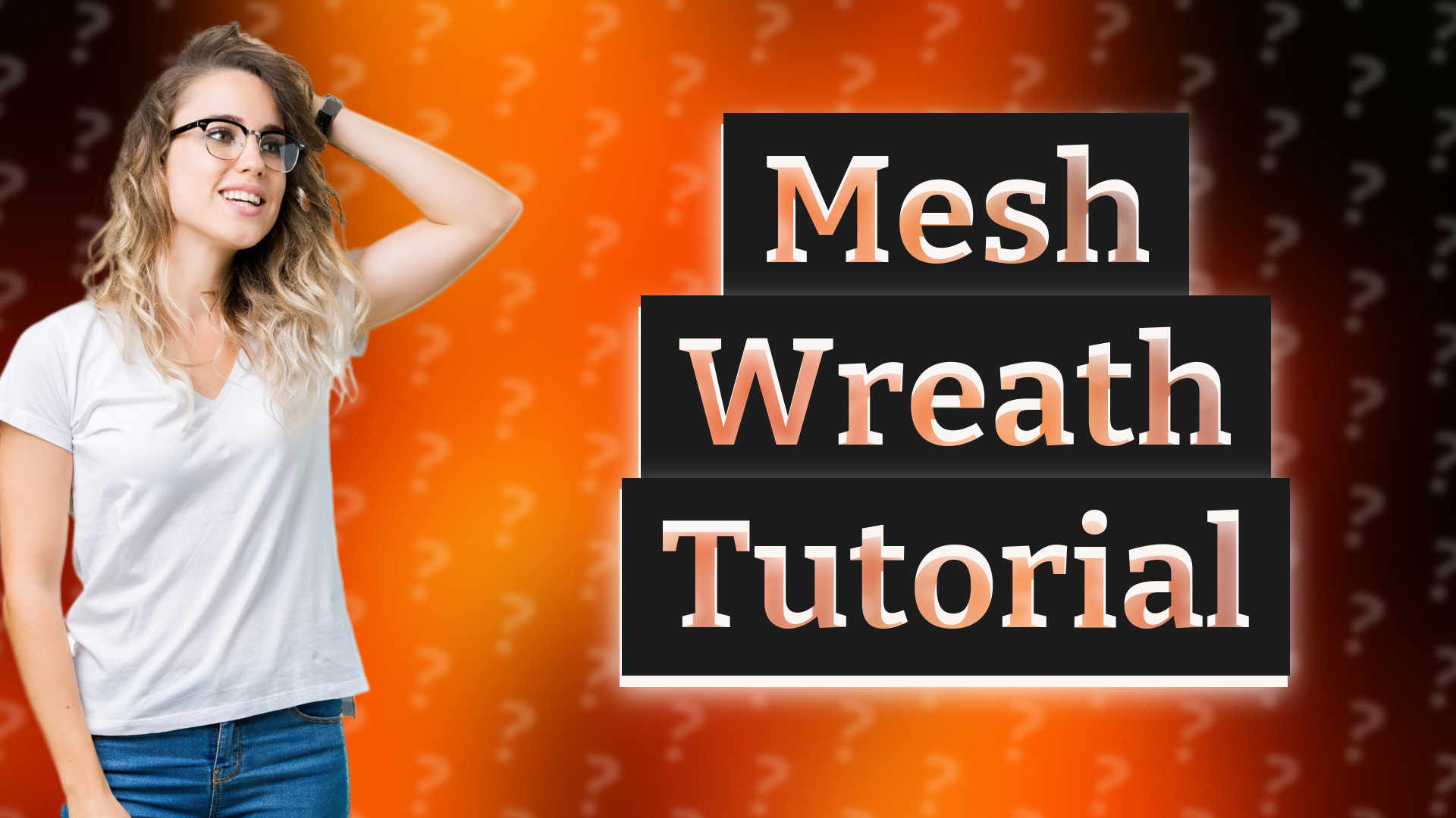 Mesh Wreath Tutorial