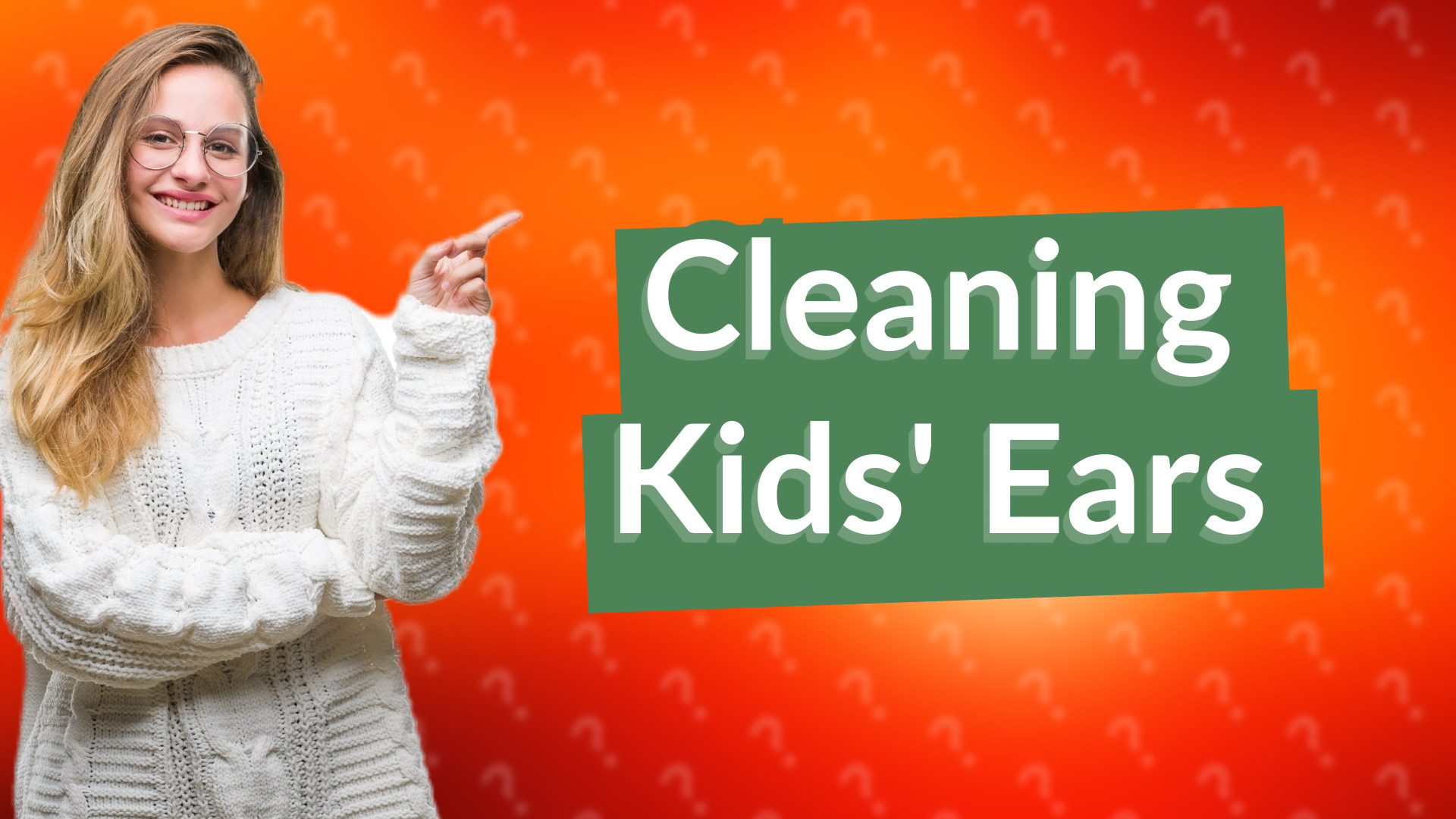 Cleaning Kids' Ears