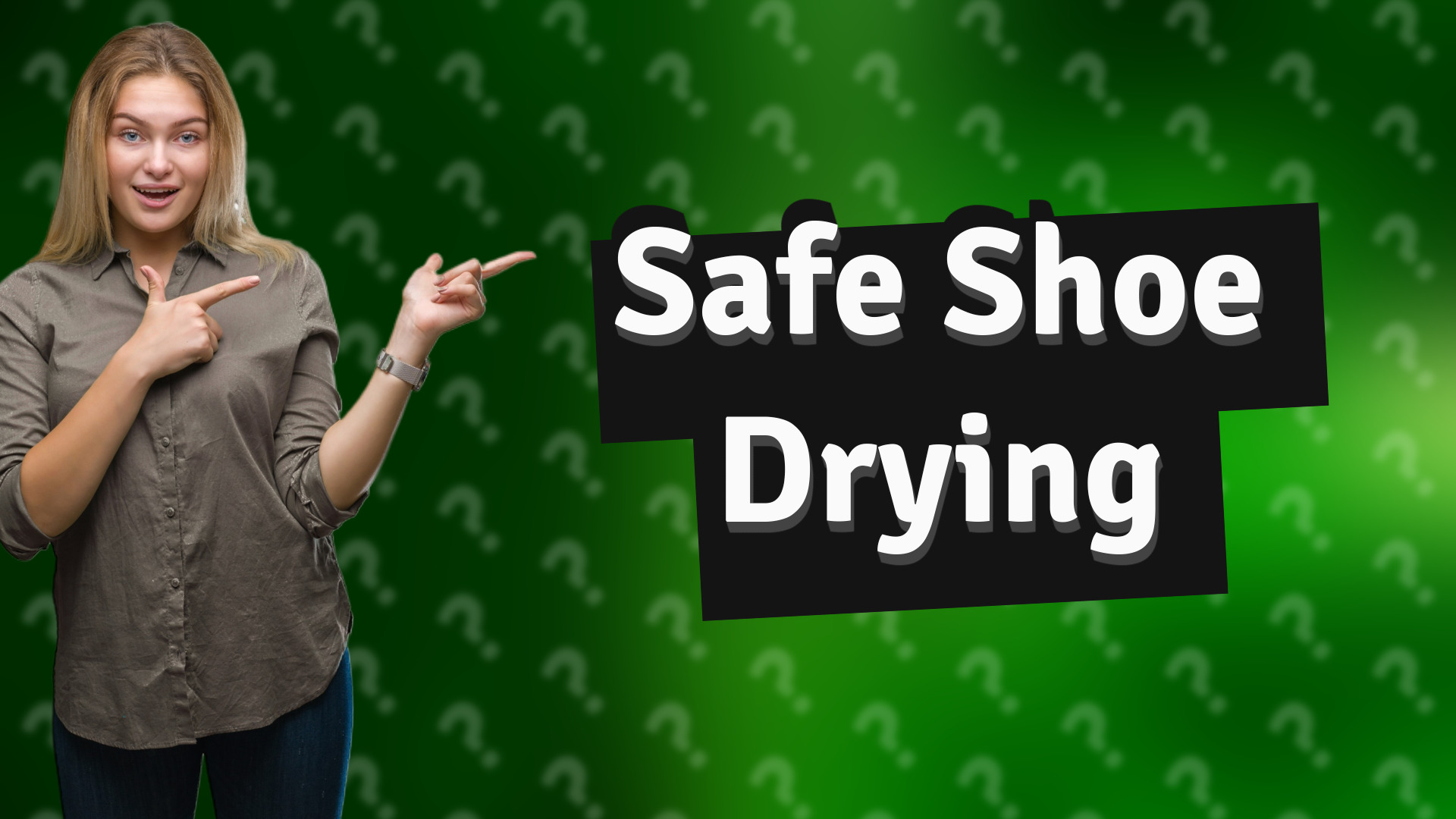 Safe Shoe Drying
