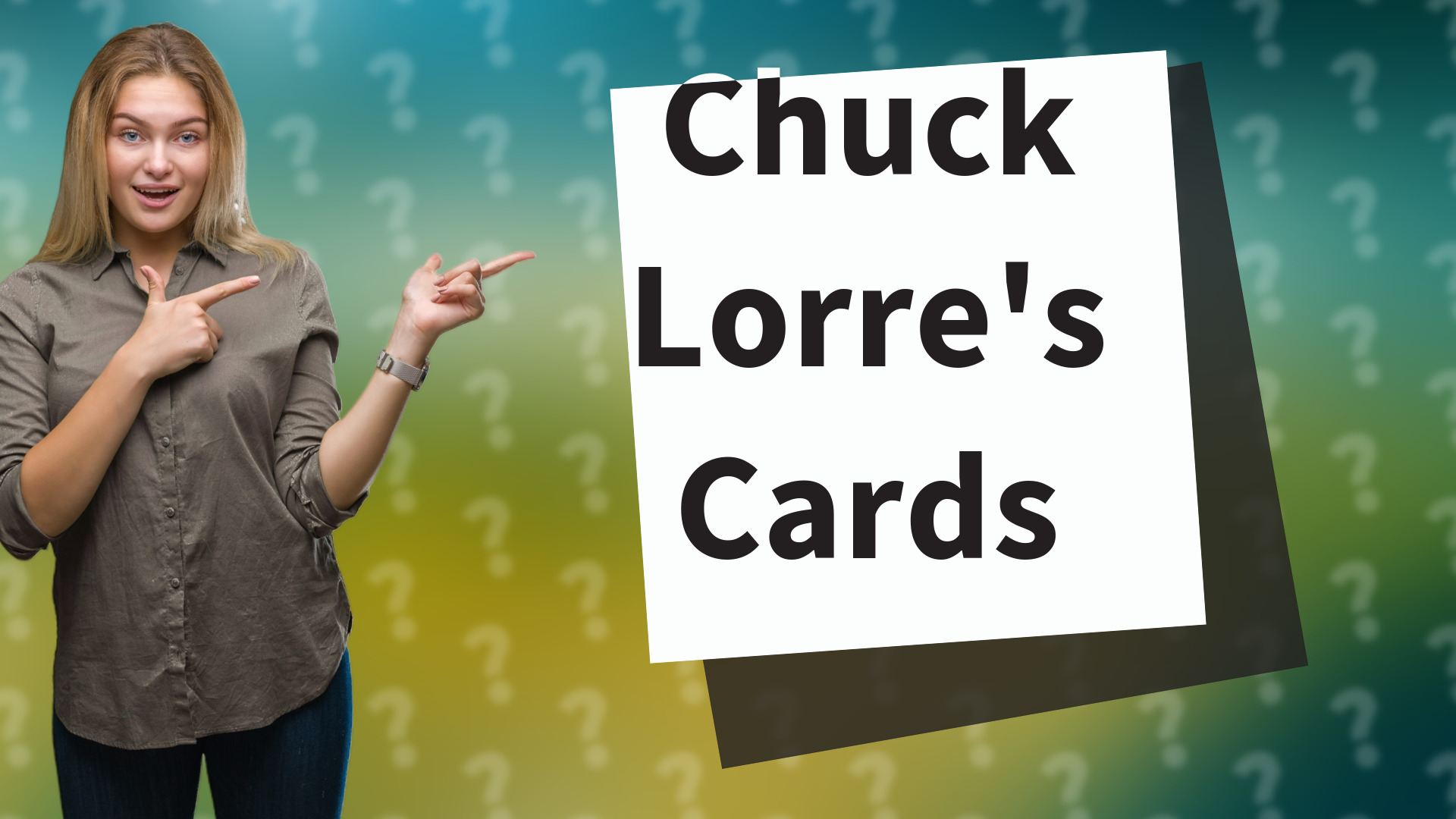 Chuck Lorre's Cards