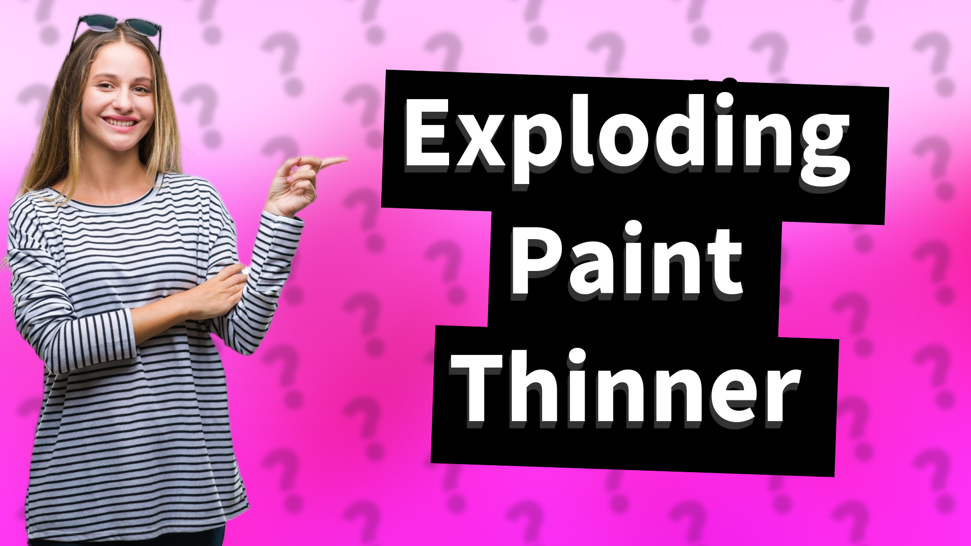 Exploding Paint Thinner