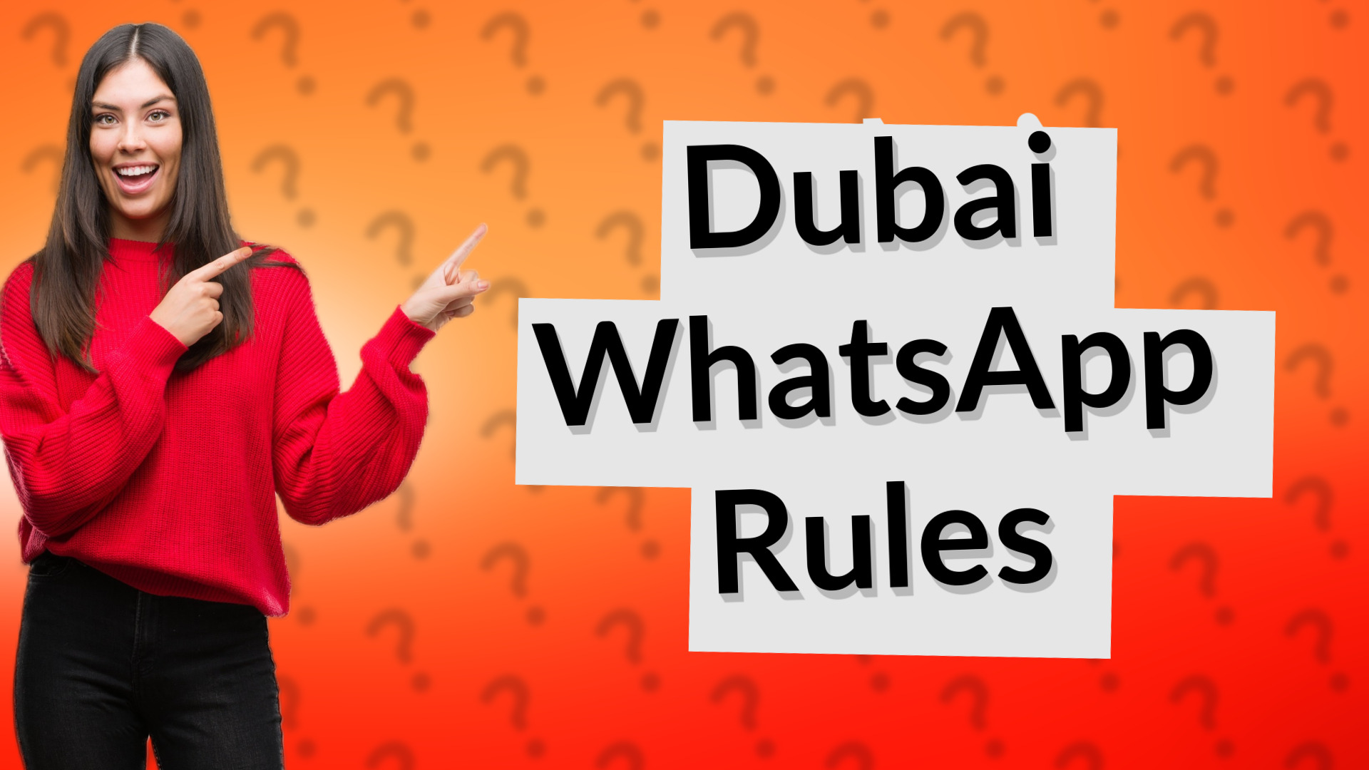 Dubai WhatsApp Rules