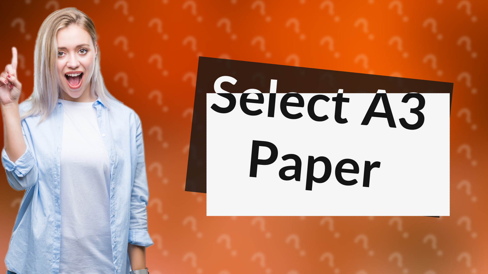 Select A3 Paper