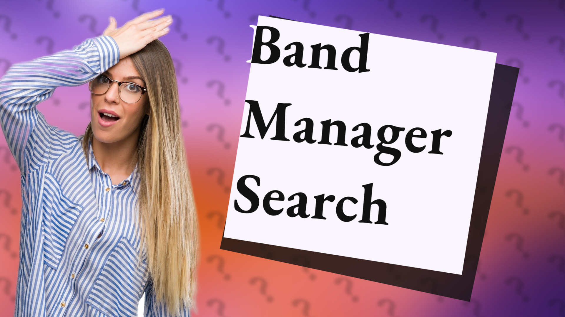 Band Manager Search