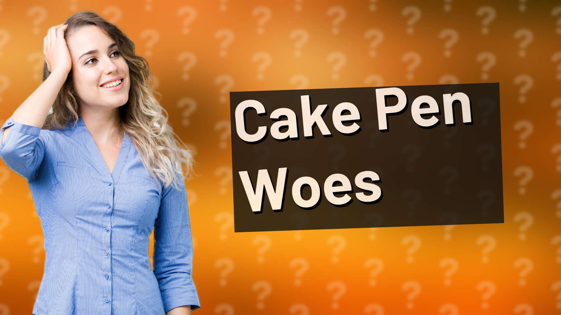 Cake Pen Woes