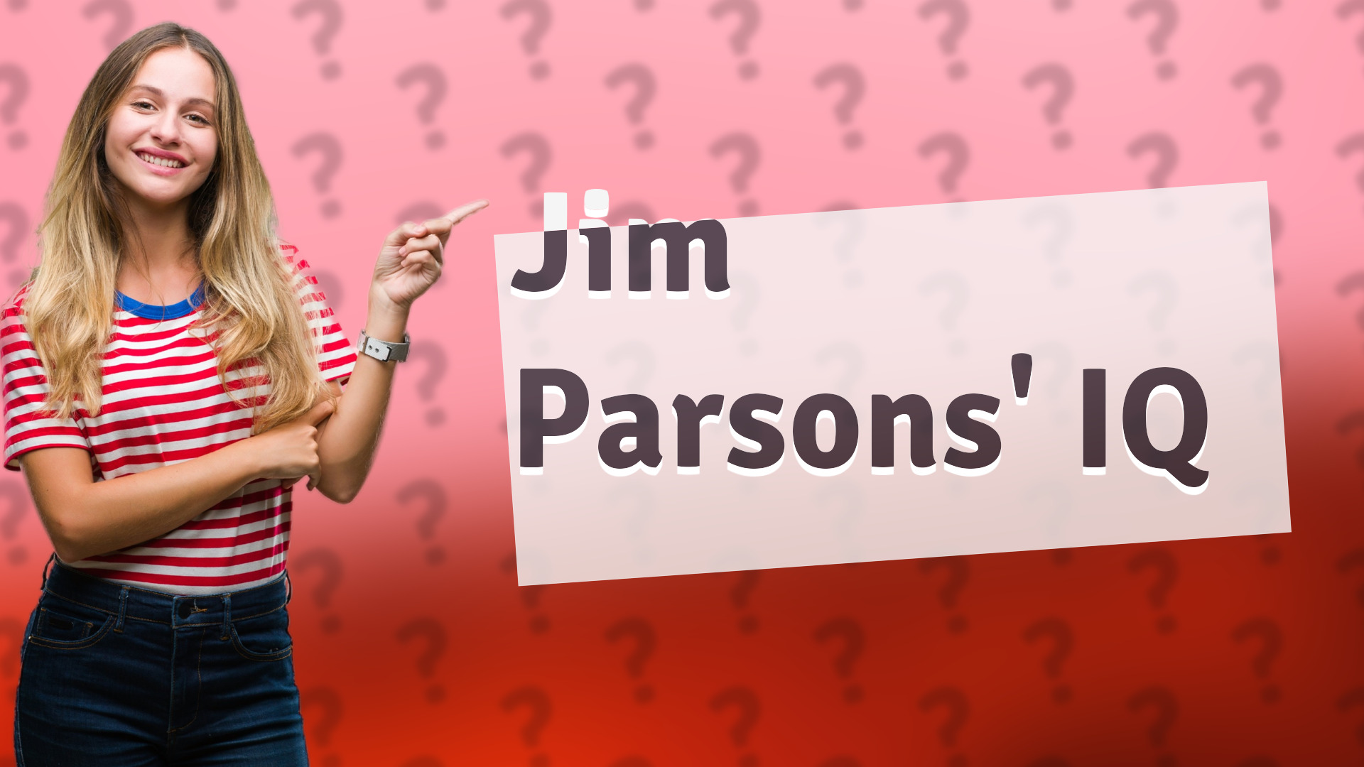 Jim Parsons' IQ