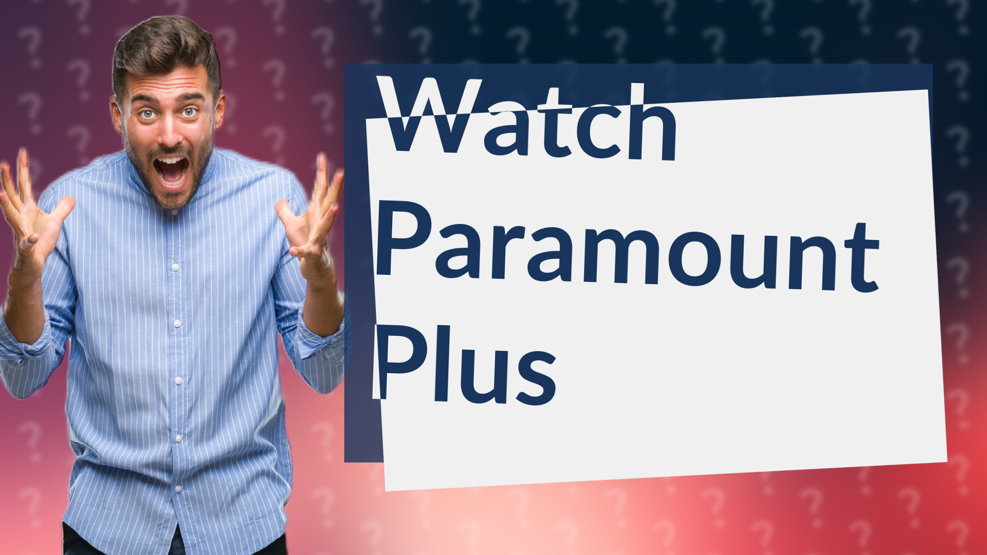 Watch Paramount Plus