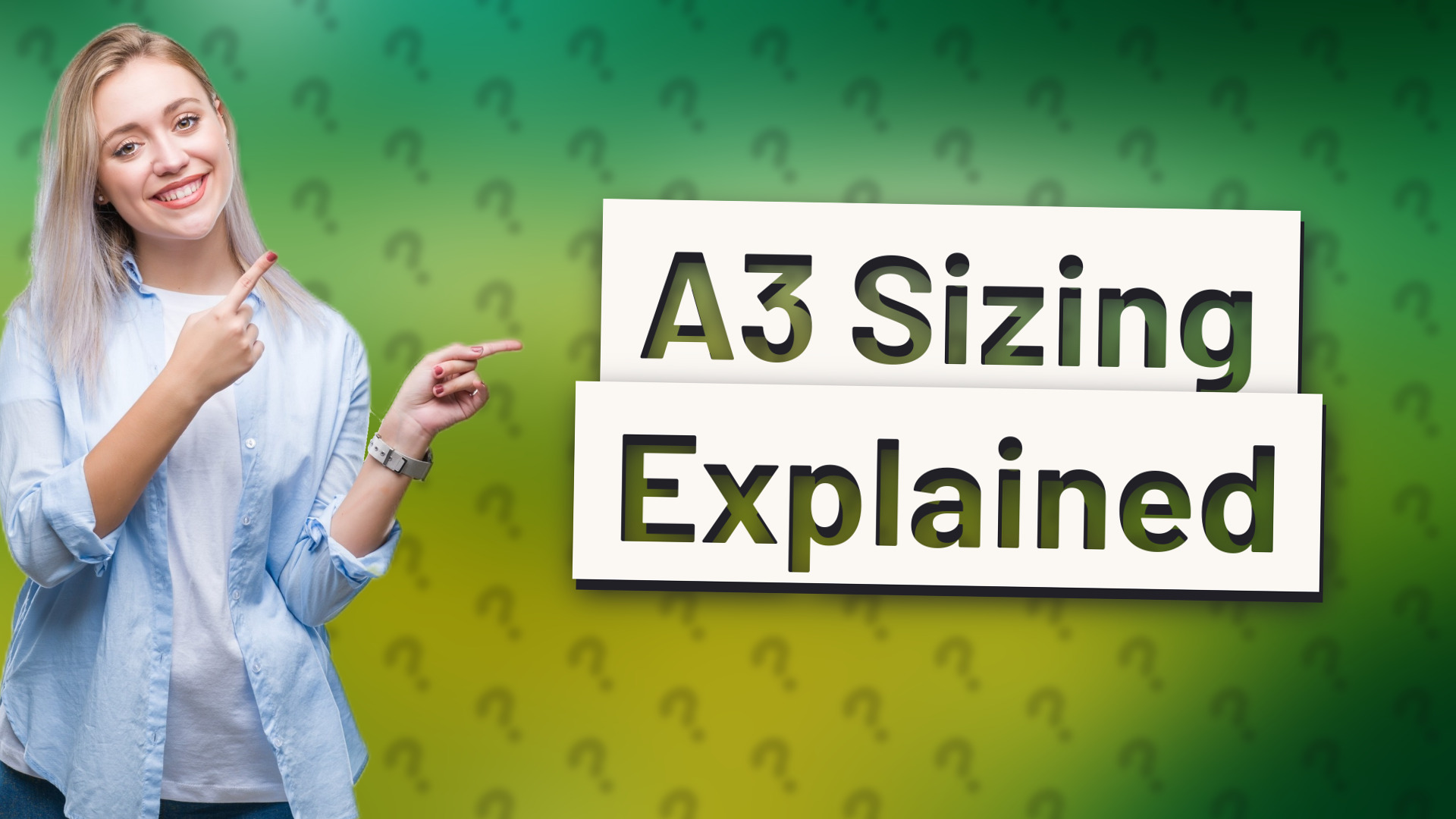 A3 Sizing Explained