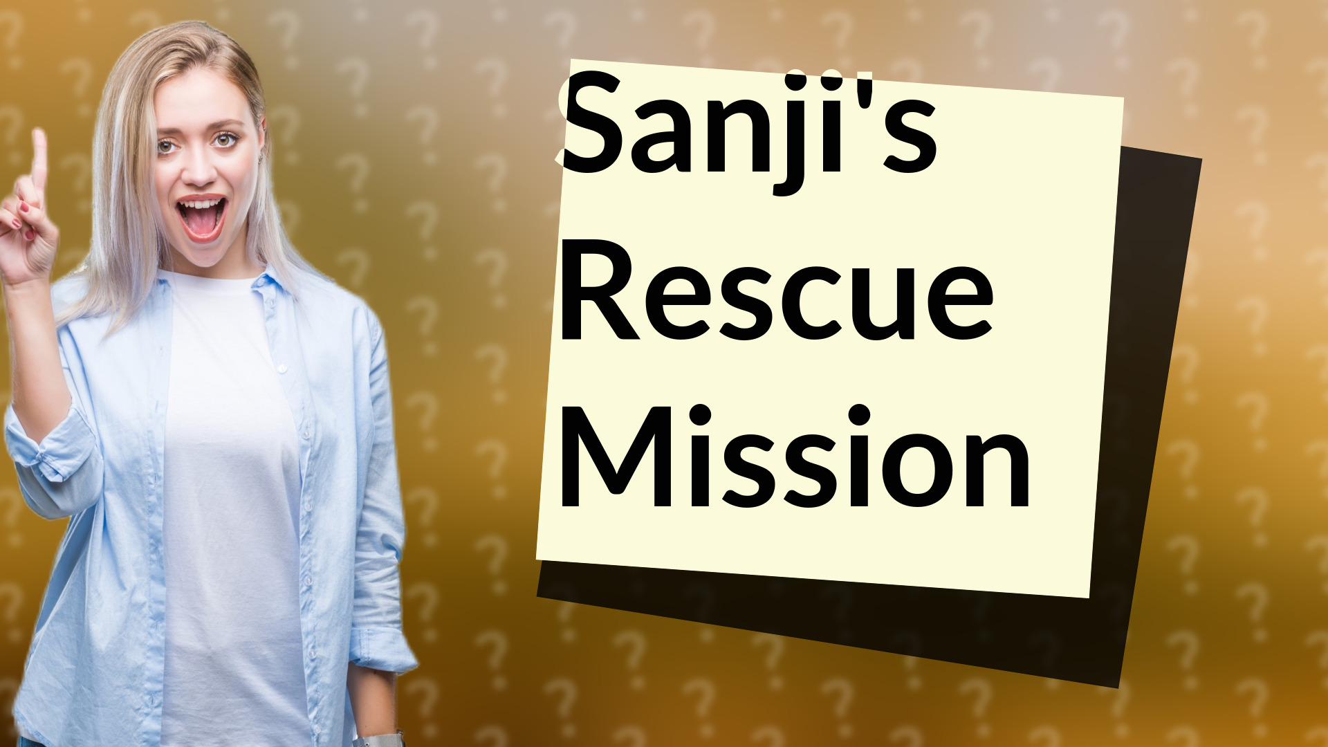 Sanji's Rescue Mission