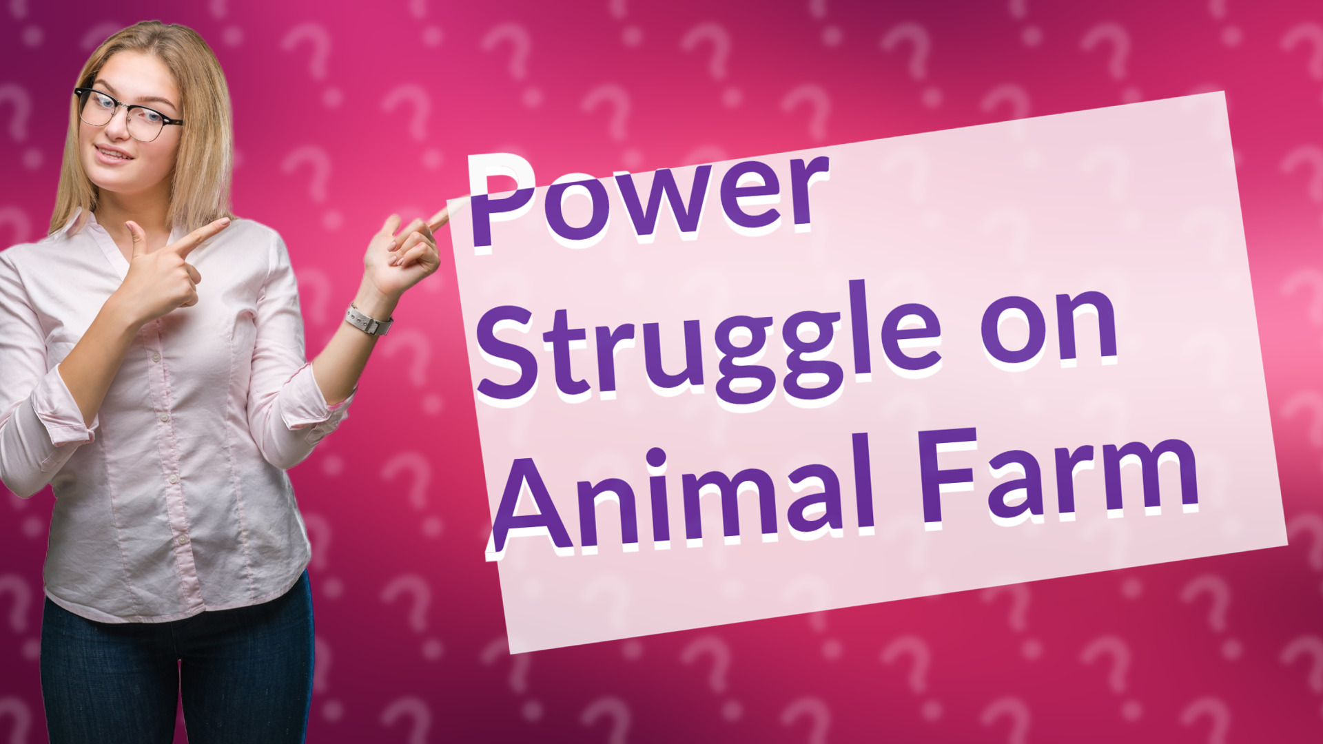 Power Struggle on Animal Farm