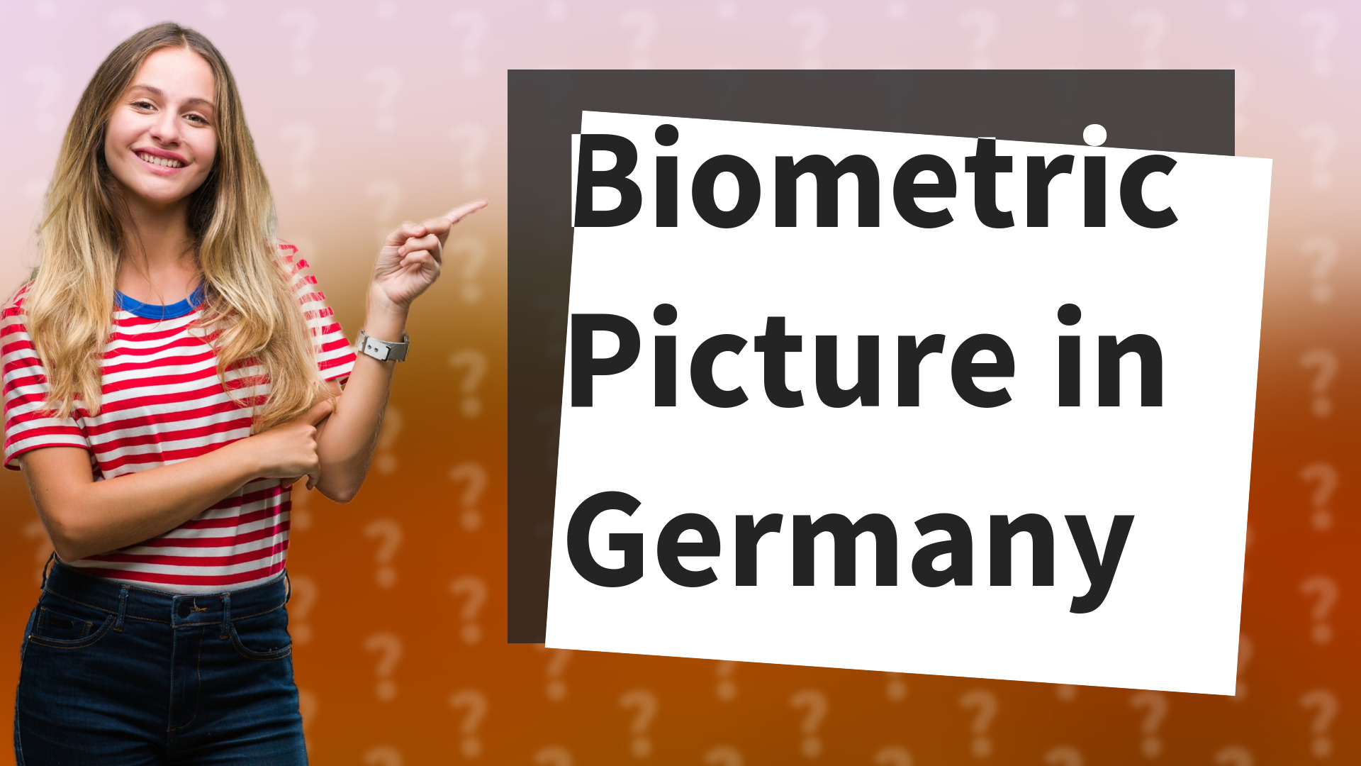 Biometric Picture in Germany