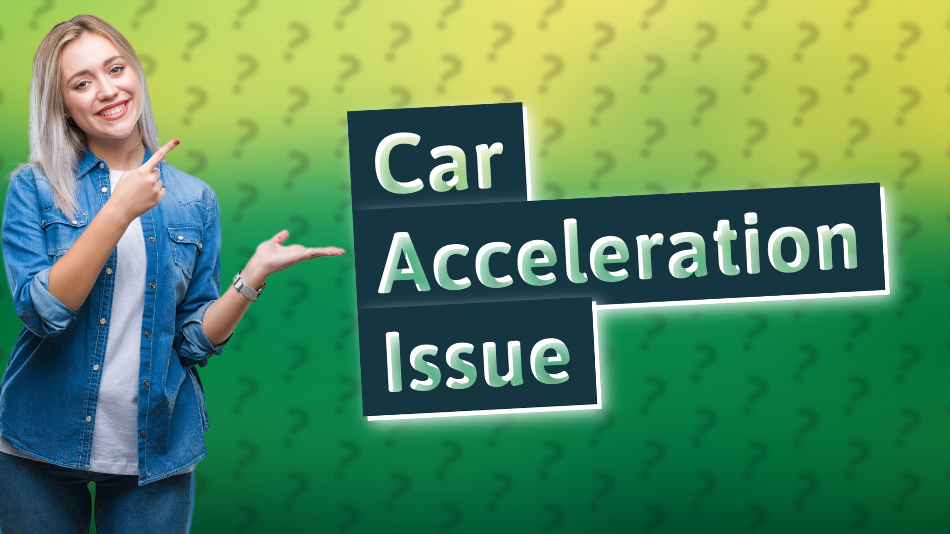Car Acceleration Issue
