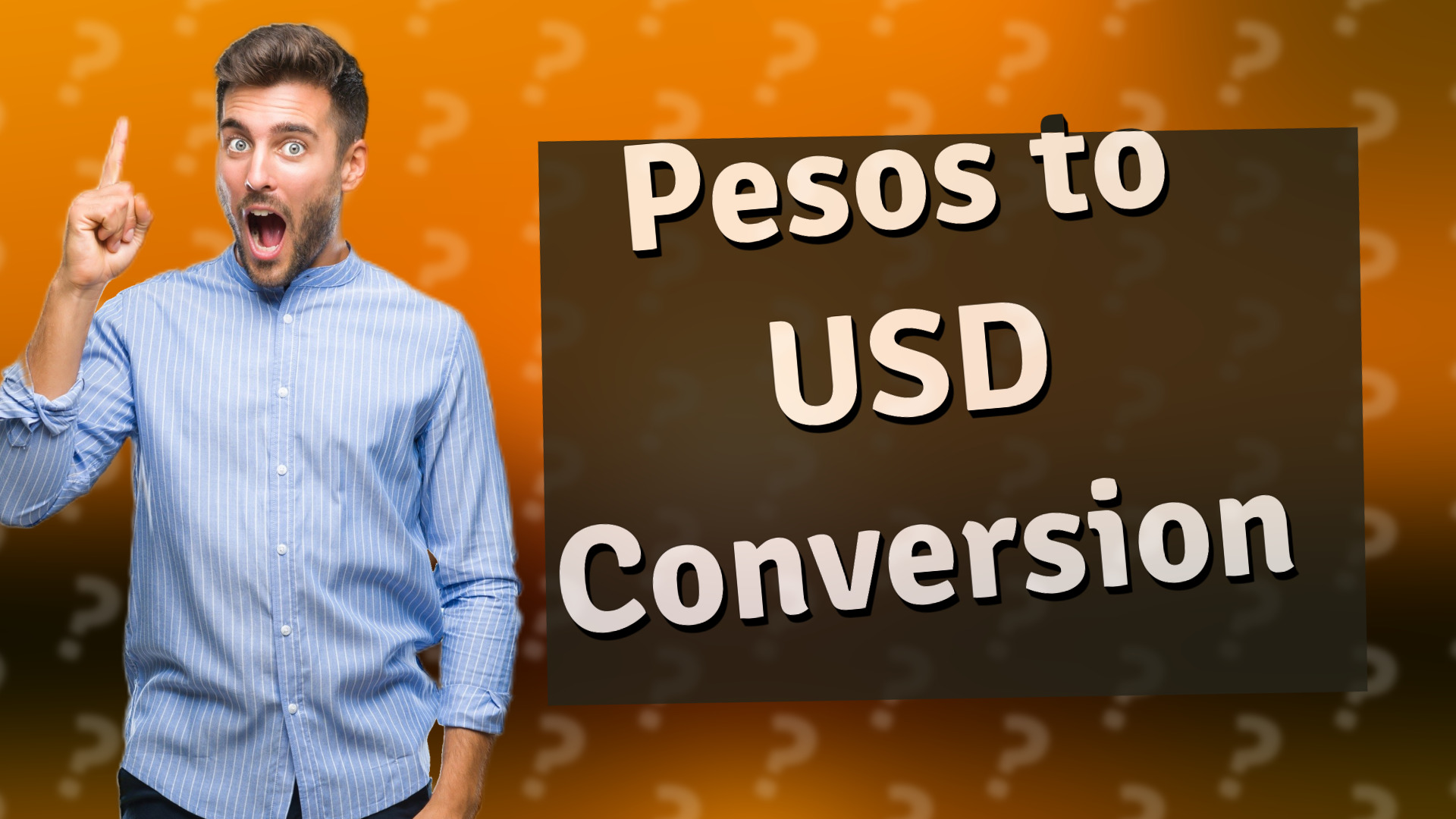 Pesos to USD Conversion