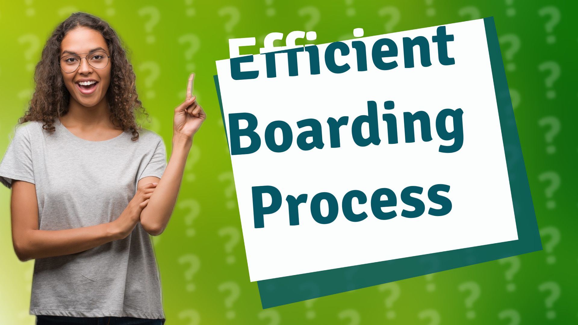 Efficient Boarding Process