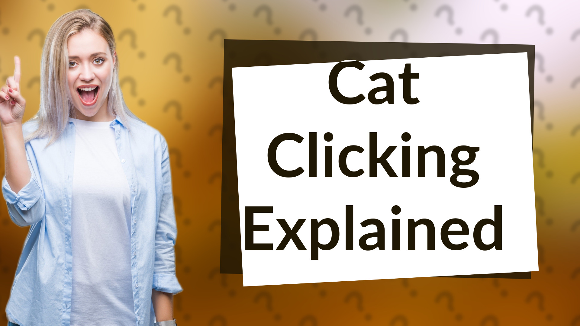 Cat Clicking Explained