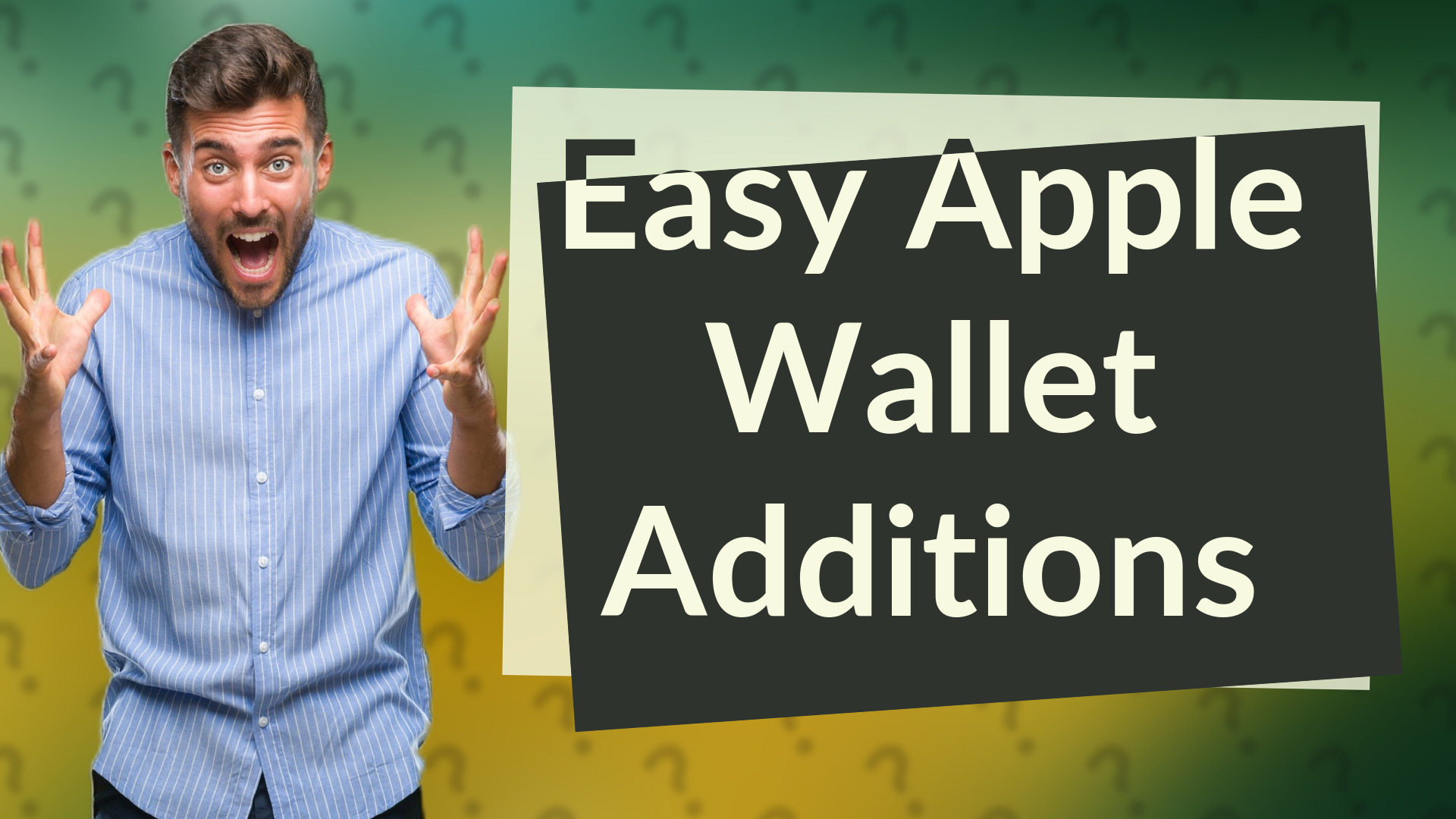 Easy Apple Wallet Additions